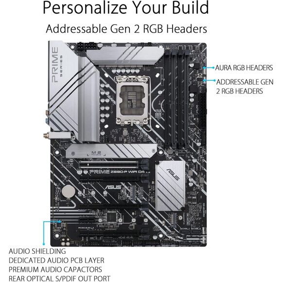 ASUS Prime Z690-P WiFi D4 LGA1700(Intel 12th Gen) ATX motherboard (1496) - Picture 1 of 8
